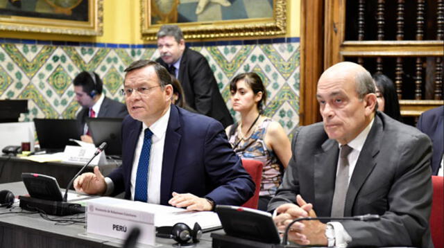El Ministro de Relaciones Exteriores Nestor Popolizio preside la Reunión del Grupo de Lima 