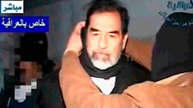 Saddam Hussein,que fue condenado a la horca el 30 de diciembre de 2006