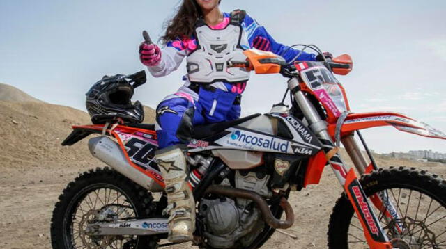 La primera mujer peruana que participará en motos en el Dakar