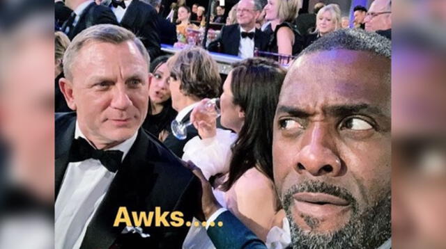 Daniel Craig y Idris Elba causan furor en Instagram