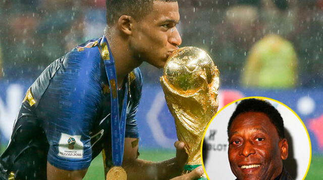 Pelé no menciona a Messi ni CR7 y afirma que al francés Mbappé ya le dijo que es un crack