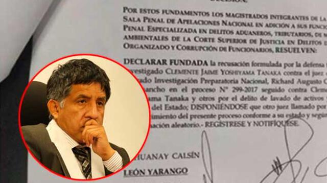 Juez Concepción fue apartado del caso