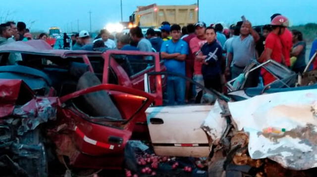 Accidente en carretera de Piura dejó 4 fallecidos