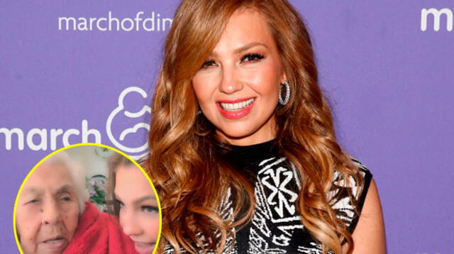 Thalía celebró el cumpleaños de su abuela Eva Mange Thalía celebró el cumpleaños de su abuela Eva Mange