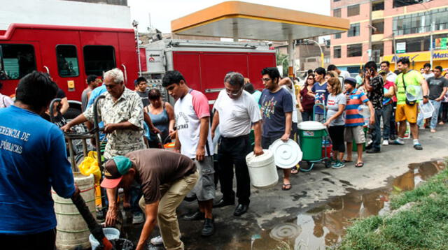 Anuncian restablecimiento de servicio de agua en SJL para este miércoles