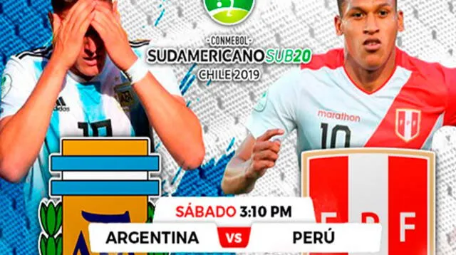 El duelo entre Perú VS Argentina será este sábado