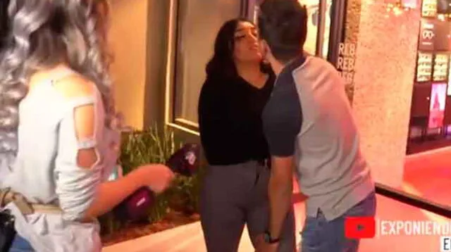 Video viral en Facebook muestra cómo la mujer le reclama la infidelidad a su pareja.