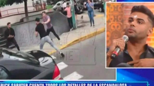 Erick Sabater y Coto Hernández se agarraron a golpes a las afueras de Latina