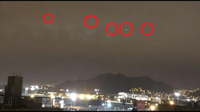 Usuarios de YouTube captan luces extrañas en el firmamento limeño