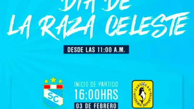 Sporting Cristal: Cantolao será su rival en el 'Día de la raza Celeste'