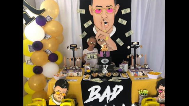 Niño tiene fiesta al estilo Bad Bunny y lo comparte en Facebook Niño tiene fiesta al estilo Bad Bunny y lo comparte en Facebook