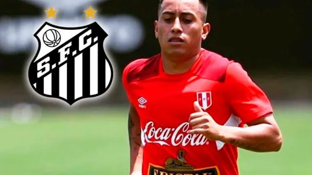 Christian Cueva le manda saludos a los hinchas del Santos