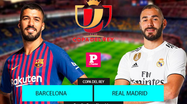 Barcelona vs. Real Madrid EN VIVO | Sigue este partidazo GRATIS a través de El Popular