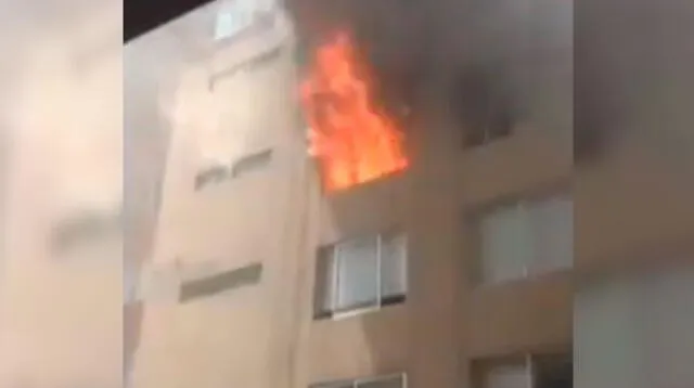 Incendio se registró en Miraflores 