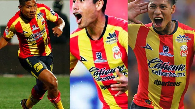 Edison Flores, Irven Ávila y Ray Sandoval juegan en equipo del Monarcas Morelia.