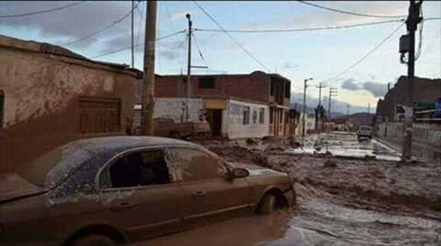 Huaico cubrió por completo pueblo de Mirave, en Tacna Huaico cubrió por completo pueblo de Mirave, en Tacna