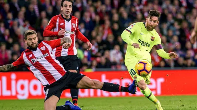 Messi lució apagado en San Mamés