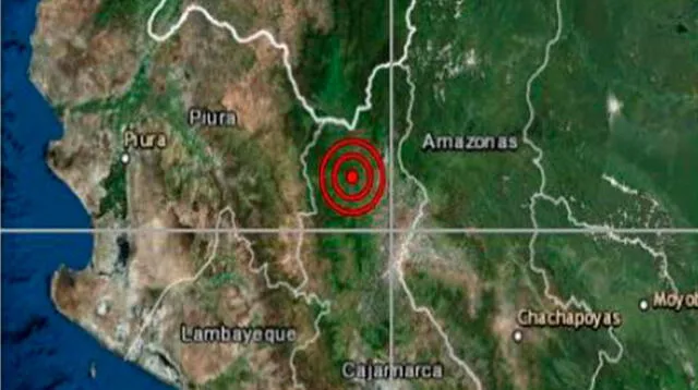 Sismo se registró en Cajamarca