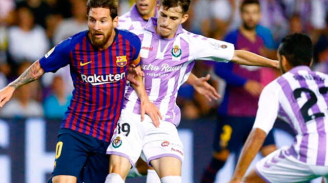 Barcelona vs. Valladolid chocan esta tarde