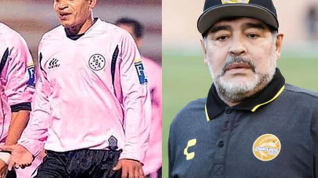 Carlos Kukín Flores y Diego Armando Maradona