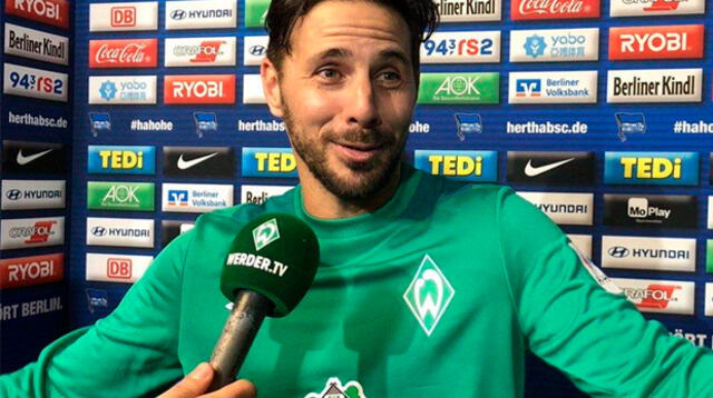 CLaudio Pizarro integra el once ideal de la fecha 22 de la Bundesliga