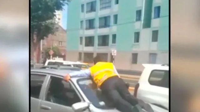 Video fue grabado por otros inspectores municipales