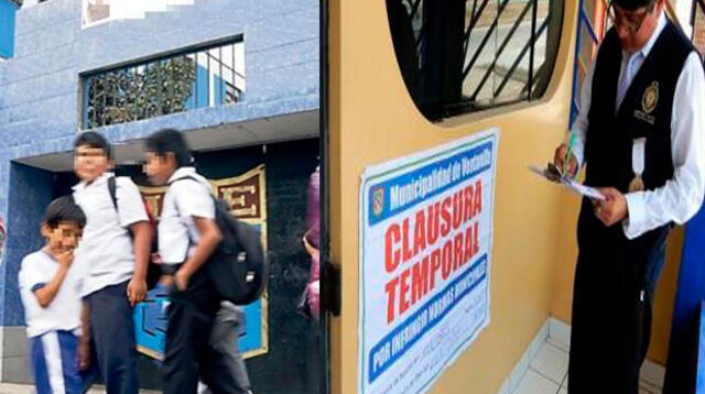 Ministerio Público clausuró colegios en El Agustino y Ventanilla por no contar con licencia de funcionamiento