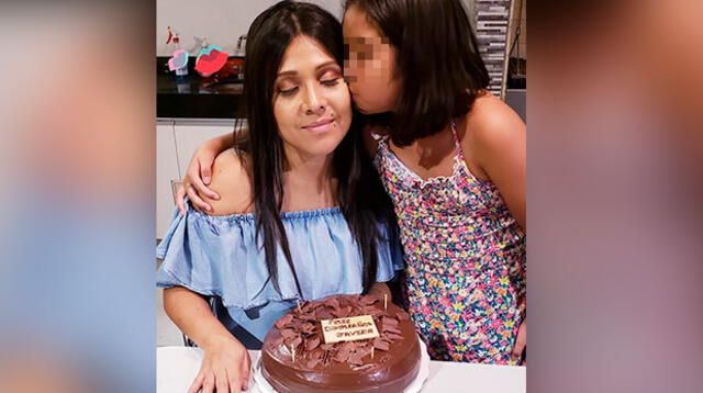 Tula Rodríguez e hija le prepararon una sorpresa en el día de su cumpleaños.