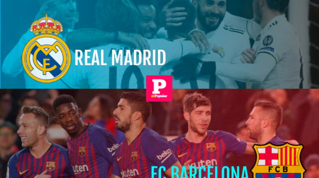 Sigue el clásico español Real Madrid vs. Barcelona EN VIVO a través de El popular