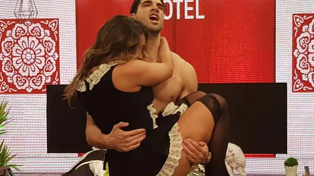 Guty Carrera se ganó bien con bailarina. “Mi amor, Christian, no es celoso”, dice ella.