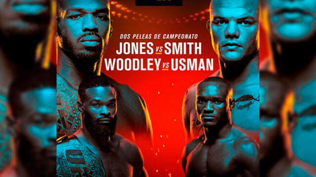 UFC EN VIVO | Jones vs Smith EN VIVO vía Fox Action UFC Fight Pass DirecTV Movistar | Tyron Woodley vs Kamaru Usman: hora y canal TV ver UFC 235 ONLINE GRATIS