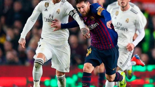 Sigue el derbi español Real Madrid vs. Barcelona EN VIVO a través de El Popular