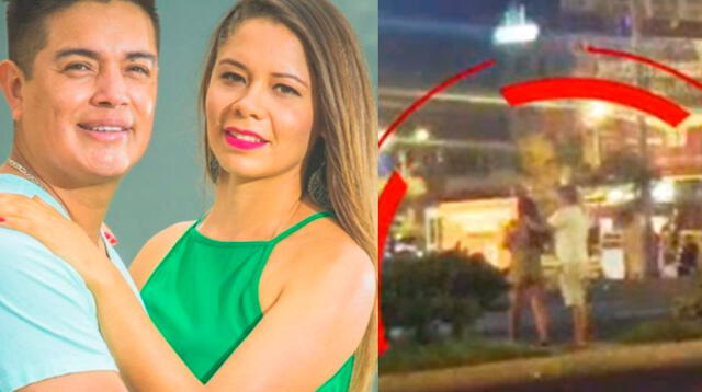 Leonard León le hace un escándalo a su pareja embarazada en plena vía pública