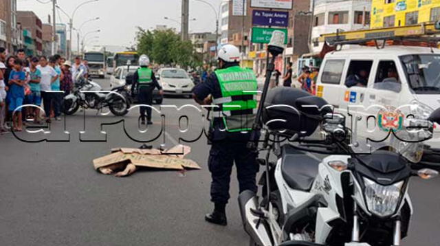 Mujer fue embestida y falleció en el acto