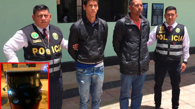 Sujetos se dedicarían a robar mototaxis en Huaraz