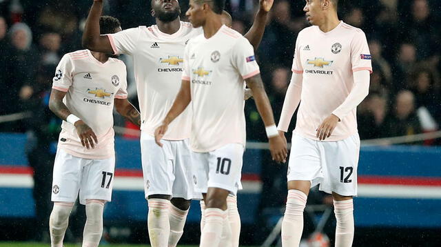 Lukaku del Manchester United celebra su gol. FOTO: EFE