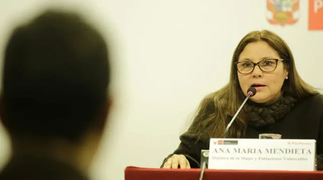Ministra de la Mujer reveló haber sufrido acoso en un trabajo