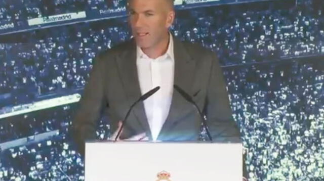 Zinedine Zidane tras ser oficializado como DT del Real Madrid: “Estoy feliz de volver a casa” 