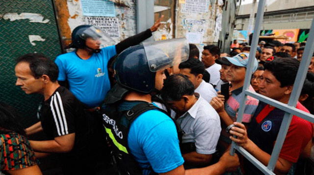 Accesos a Gamarra controlados