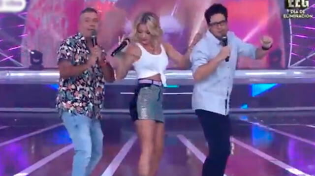 EEG: Leslie Shaw encendió la pista de baile junto a Mathías Brivio y Gian Piero Díaz