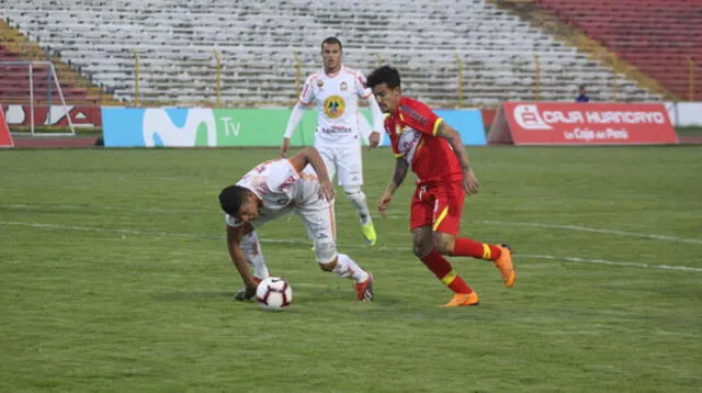 Huancayo no supo manejar el resultado y se dejó empatar 2-2 con Ayacucho. FOTO: Gastón Tovar