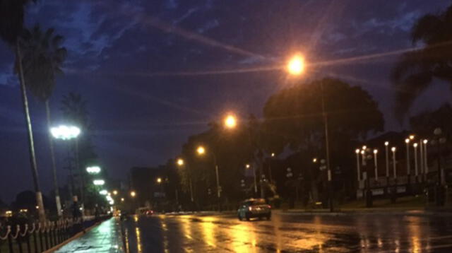 Senamhi registró intensa lluvia en Lima Senamhi registró intensa lluvia en Lima