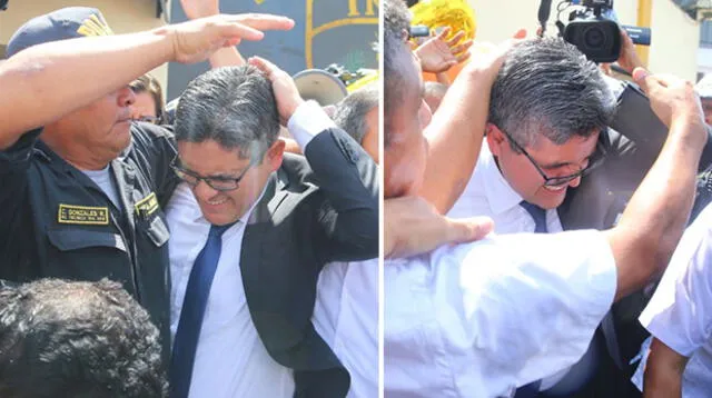 Botellazos, empujones y escupitajos contra José Domingo Pérez Botellazos, empujones y escupitajos contra José Domingo Pérez