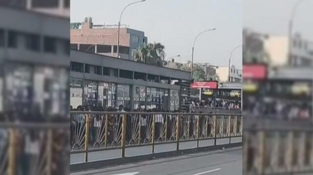 El servicio de transporte del Metropolitano anunciaron vía redes sociales que la PNP se agilizará la circulación de los buses