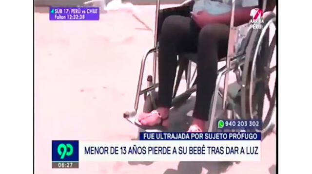 Menor de 13 años fue violada y perdió a su bebé