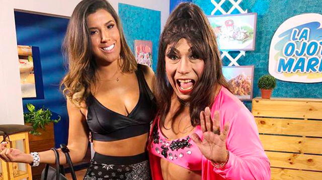 Yahaira Plasencia movió el 'totó' junto a su clon en El Wasap de JB