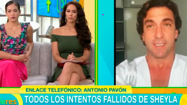 Antonio Pavón confirmó que desconoce el verdadero motivo de la ruptura de Sheyla Rojas