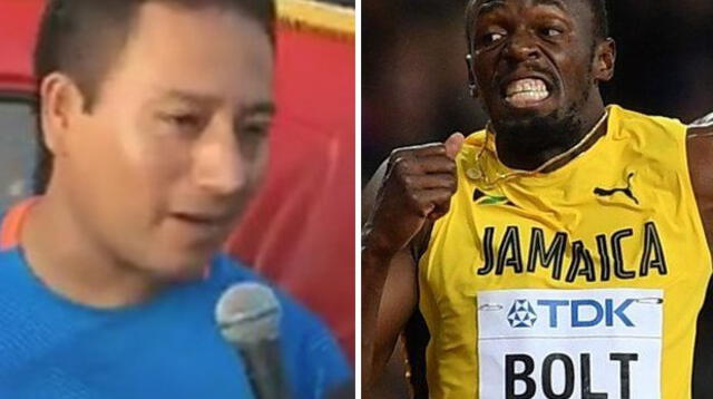 Mototaxista se mostró emocionado por la carrera contra Usain Bolt 