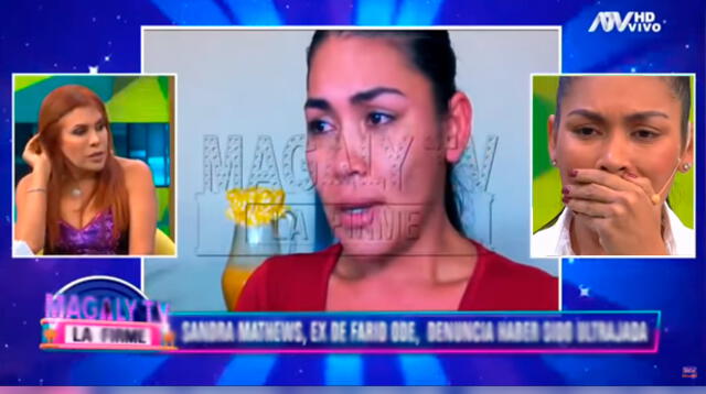 Sandra Mathews rompe en llanto tras confesarse víctima de violación