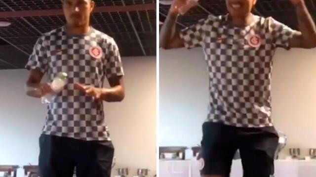 Paolo Guerrero celebra con este baile su regreso a las canchas